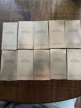 Set of 10 Stila Deluxe Sz SAD Liquid Liner in Intense Black - NIB